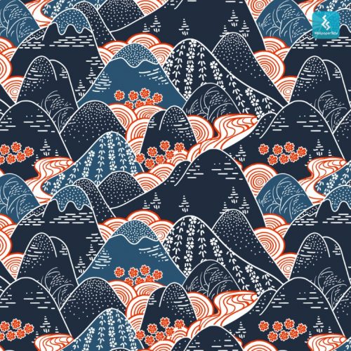 Japanese Mountain Wallpaper