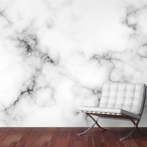 Black and White Marble Wallpaper (SM-Marble-003)