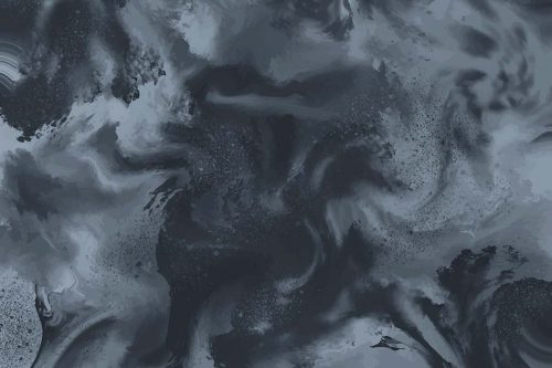 Liquid Black Marble Wallpaper (SM-Marble-010)