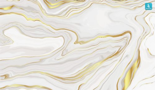 Golden Tarmac Marble Wallpaper