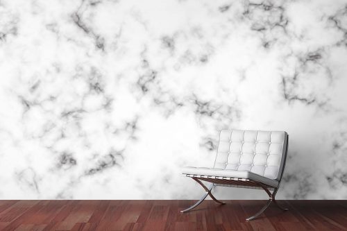 The Cloud White Marble Wallpaper (SM-Marble-046)