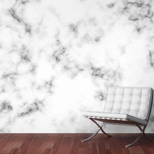 The Cloud White Marble Wallpaper (SM-Marble-046)