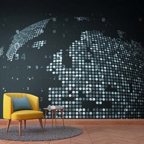 Dynamic Earth Planet Mural Wallpaper (SM-Galaxy-017)