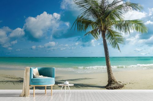 Beach Coconut Tree Wallpaper SMP-Scenery-022