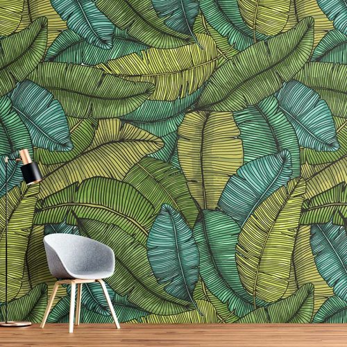 Banana Leaf Wallpaper (SM-Floral-023)