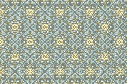 Sea Green Sparkle Mandala Wallpaper (SM-Mandala-011)