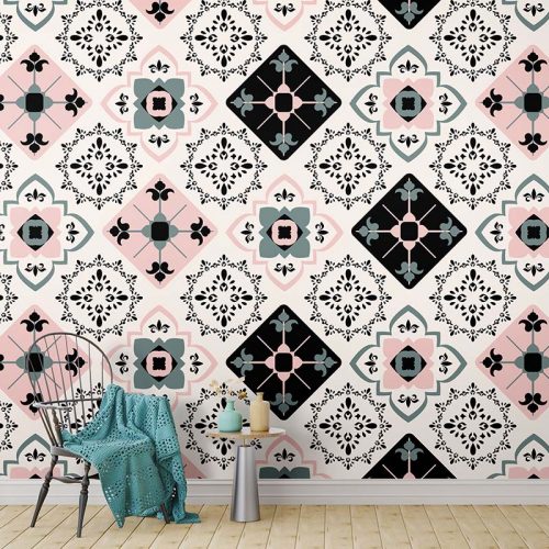 Floored by Pink Mandala Wallpaper (SM-Mandala-018)