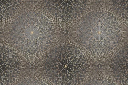 Flower Power Mandala Wallpaper (SM-Mandala-022)