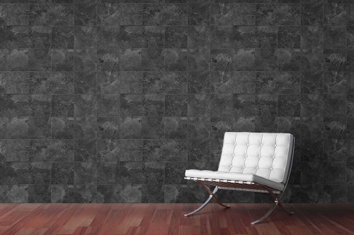 Black Cube Stone Marble Wallpaper (SM-Marble-092)
