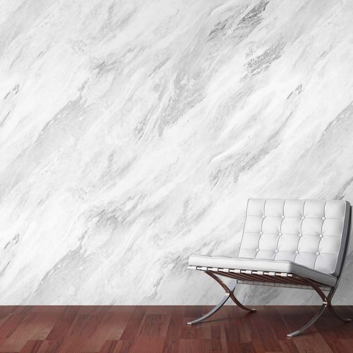 Elegant White Shinning Marble Wallpaper (SM-Marble-093)