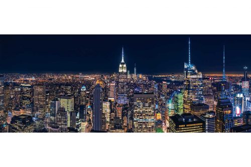 New York City Night View Mural Wallpaper (SMP-City-012)