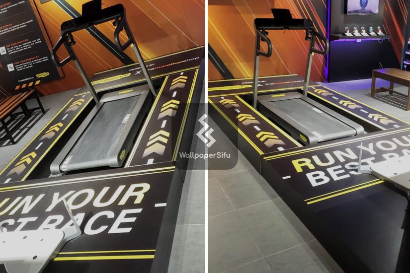 Technogym Floor Sticker